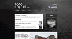 Desktop Screenshot of fotoimport.no