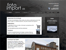 Tablet Screenshot of fotoimport.no